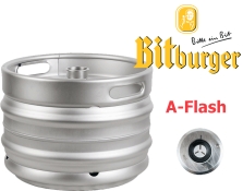 Пиво Bitburger Розливне світле Pilsner Lager Низове бродіння Бiтбургер 4,8% кег 15 л
