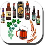 Пиво в бутылках и банках